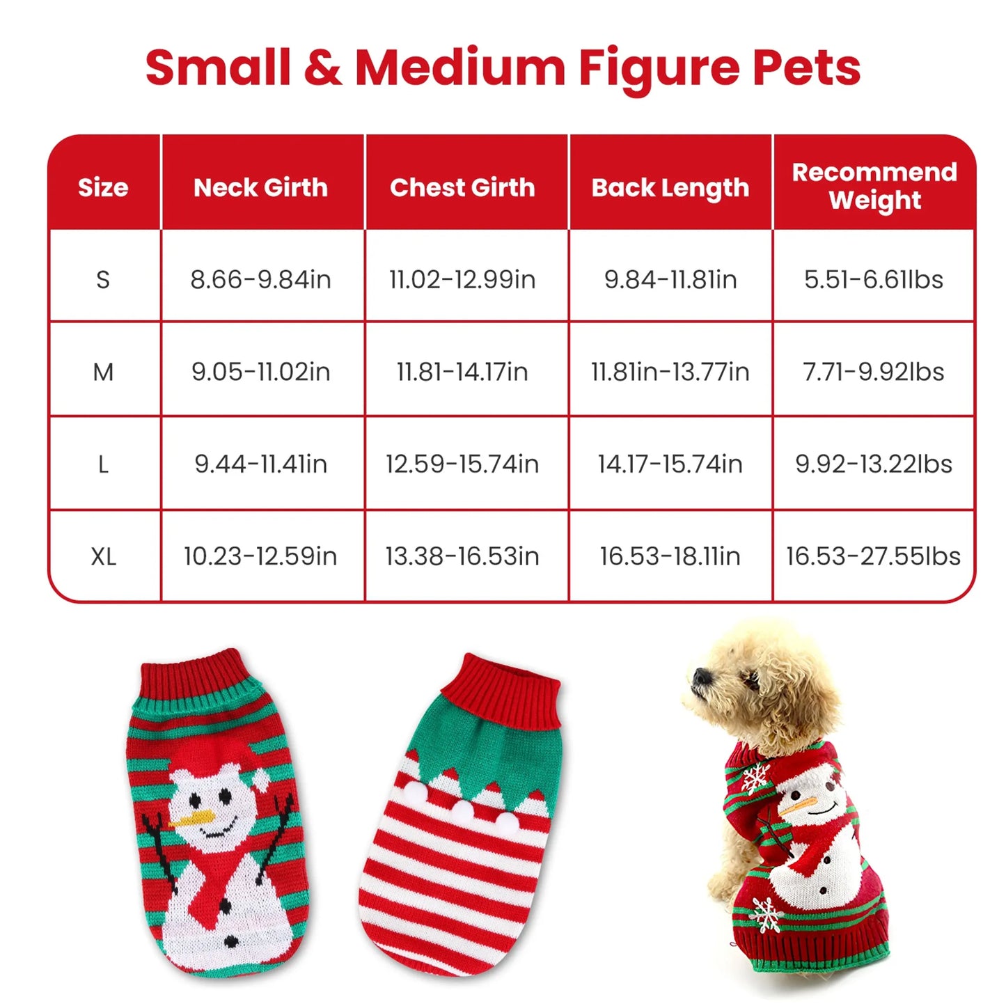 Linx Group Festive Pet Christmas Sweater