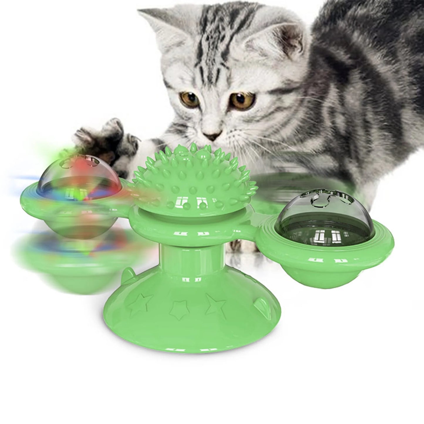 Linx Group Cat Toy Windmill Design with Catnip Massage