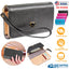 Women Wristlet Wallet PU Leather Lady Purse Credit Card Holder