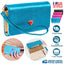 Women Wristlet Wallet PU Leather Lady Purse Credit Card Holder