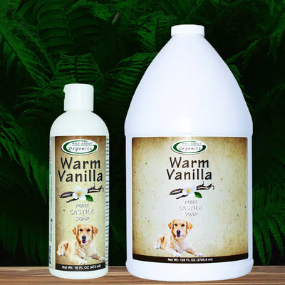 Warm Vanilla Castile Soap Formulated for Dogs