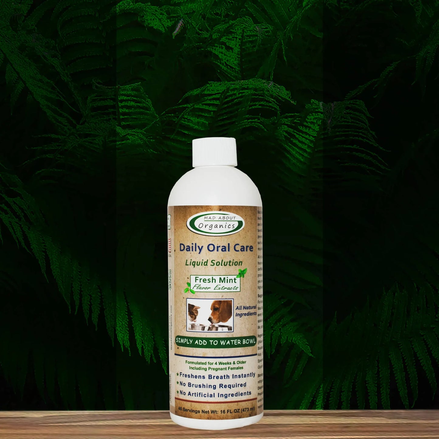 Oral Care Water Additive - Fresh Mint for Cats or Dogs