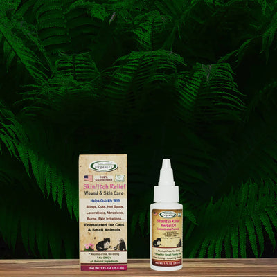 Skin And Itch Relief Herbal Treatment Formulated For Cats