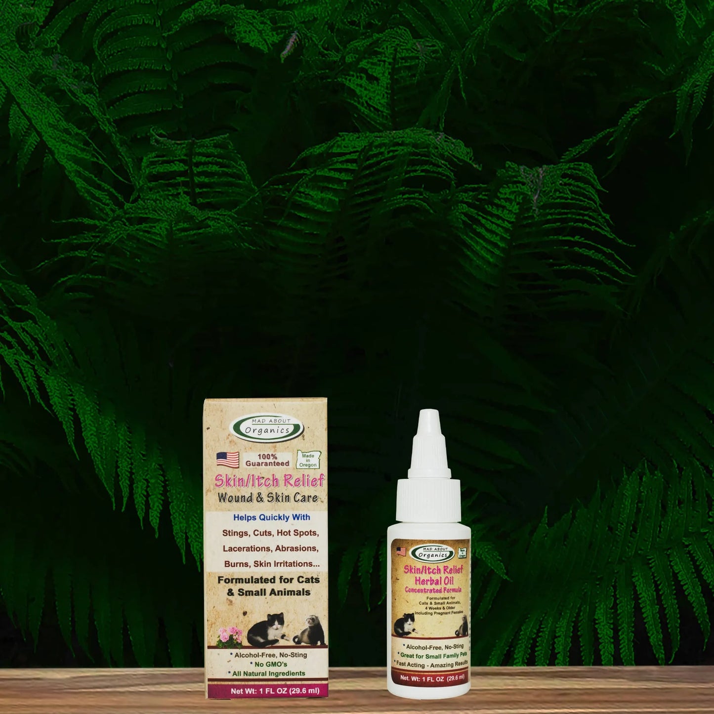 Skin And Itch Relief Herbal Treatment Formulated For Cats