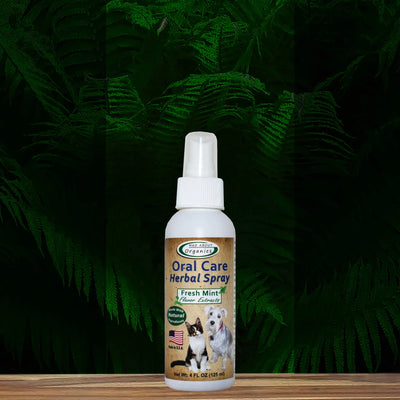 Oral Care Herbal Spray-  Fresh Mint for Cats or Dogs