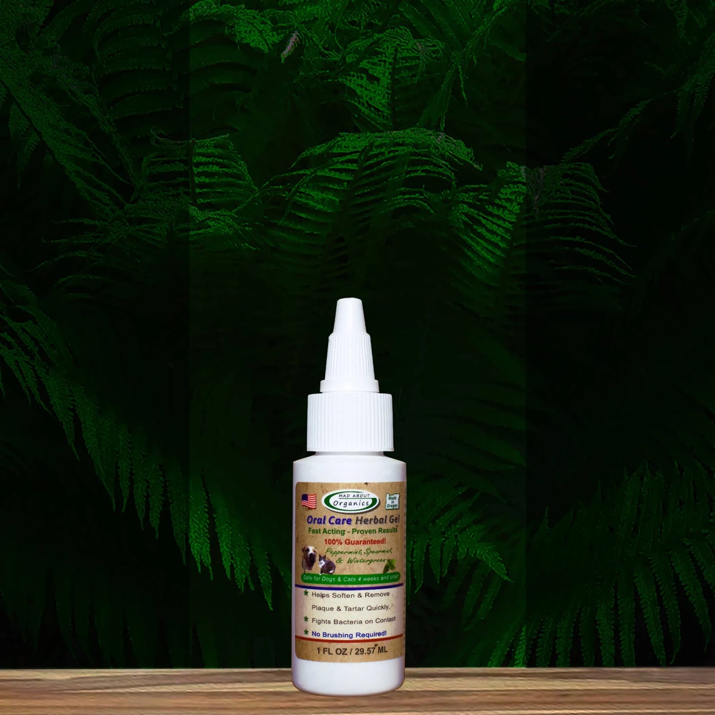 Oral Care Herbal Gel - Fresh Mint for Cats or Dogs