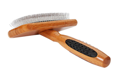 Bass Brushes Bamboo Slicker Pet Grooming Brush