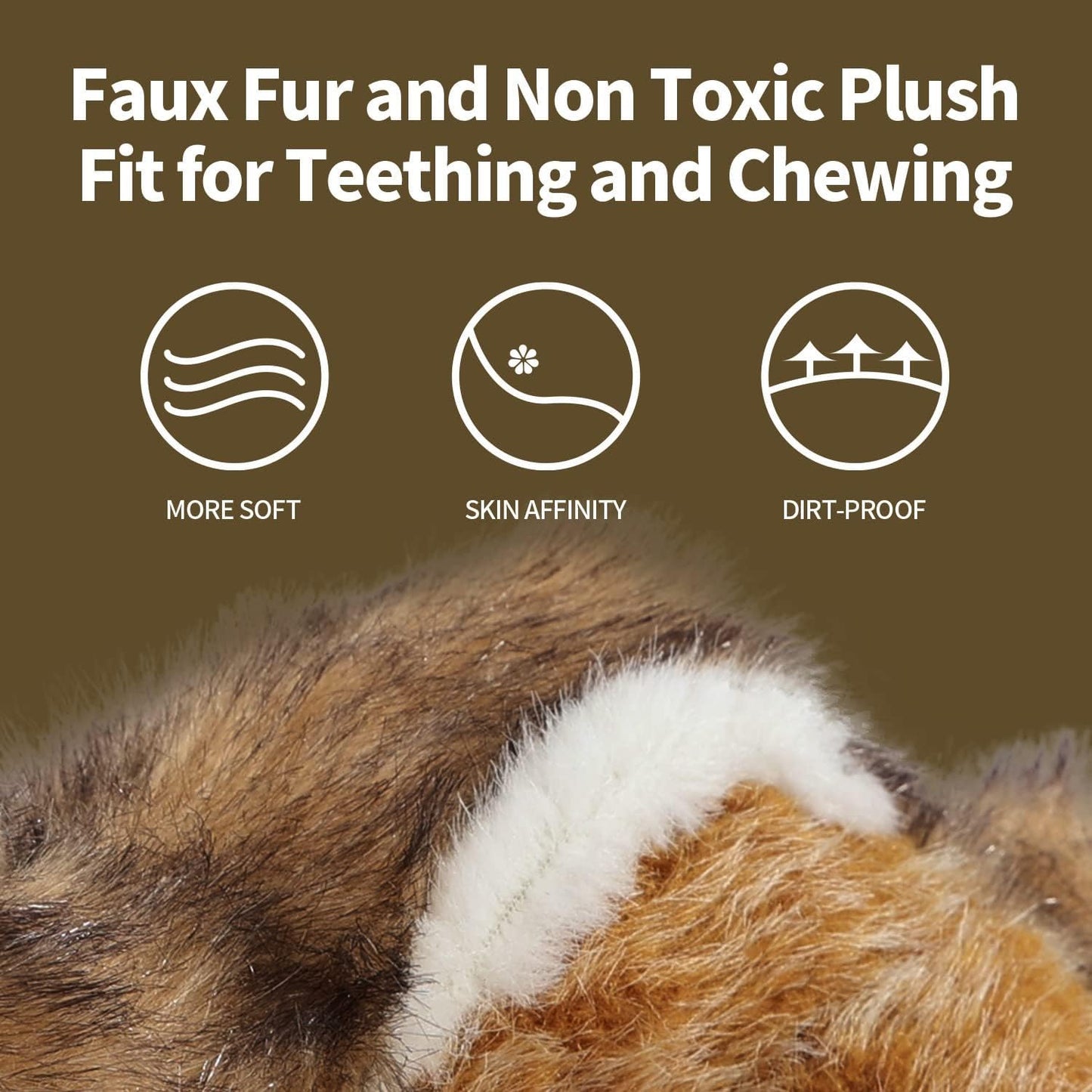 Classic - Dog Toys - Squeaky Dog Chipmunk Toys for Dogs