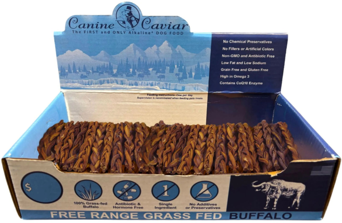 Canine Caviar Buffalo Dog Treats 150g