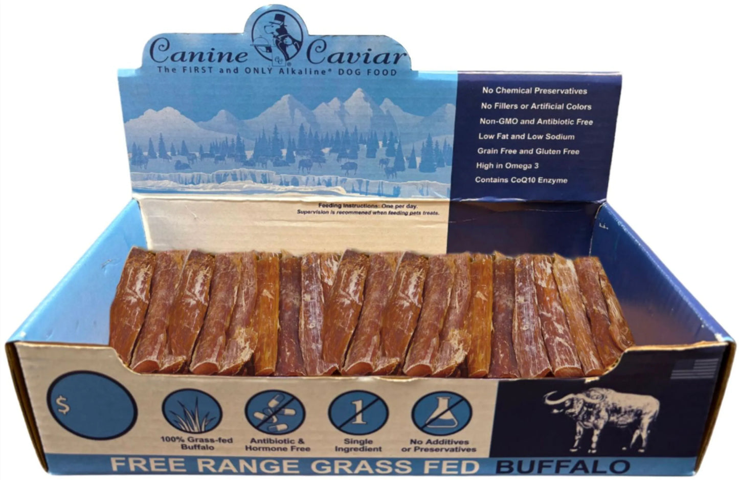 Canine Caviar Buffalo Dog Treats 227g