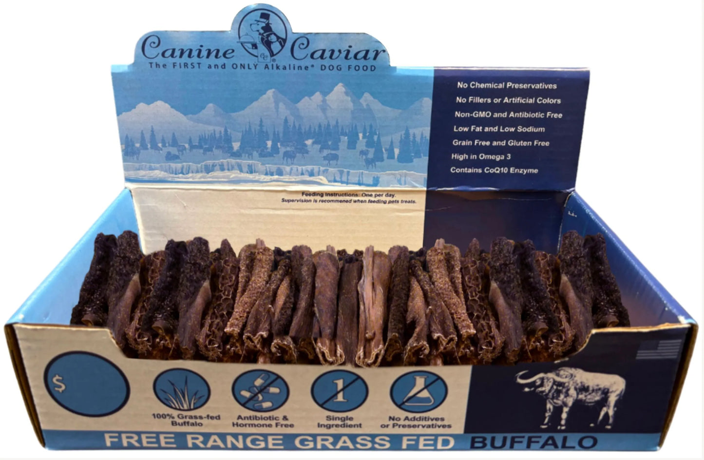 Canine Caviar Holistic Buffalo Dog Treats 500g