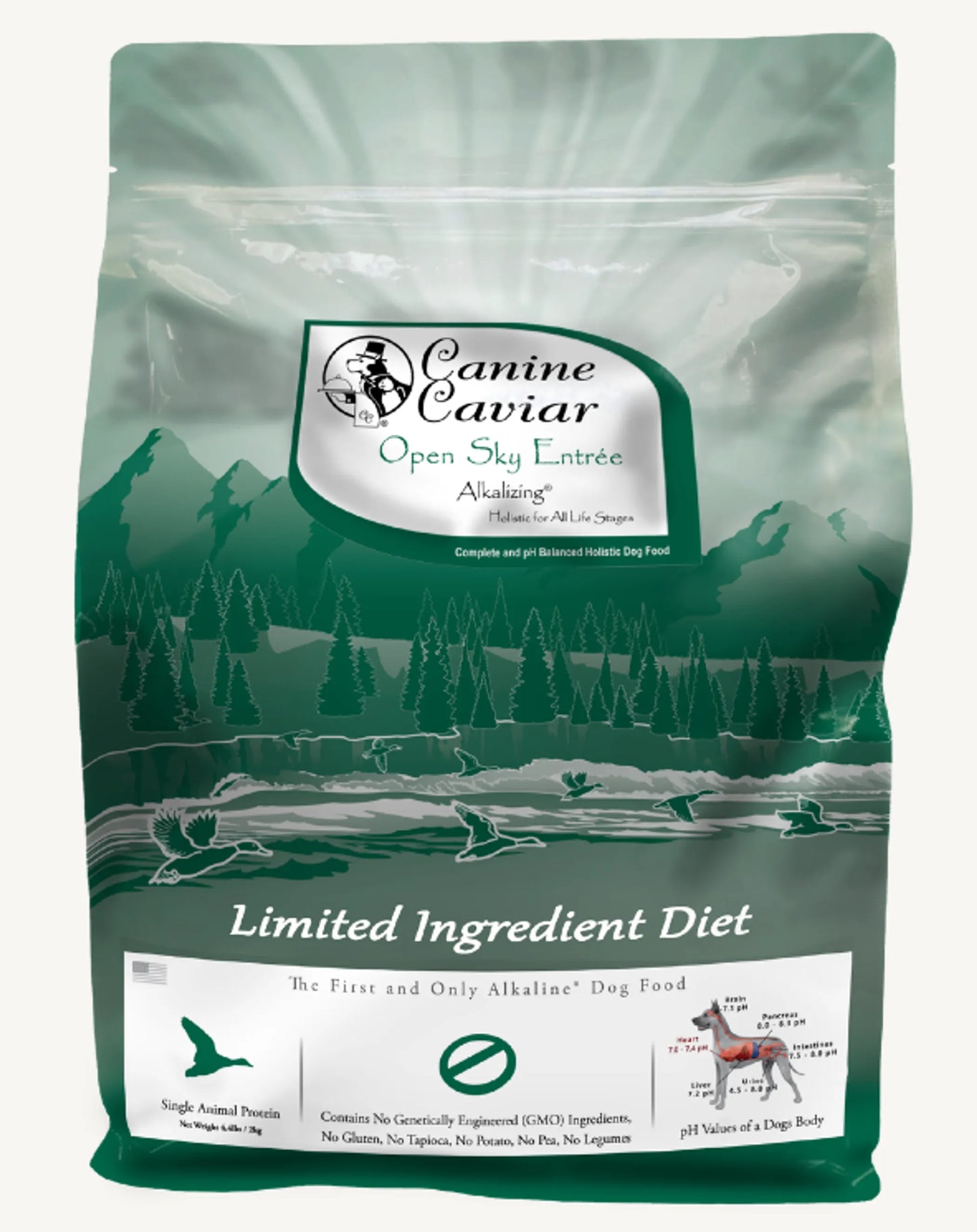 Canine Caviar Holistic Duck and Quinoa Dog Food