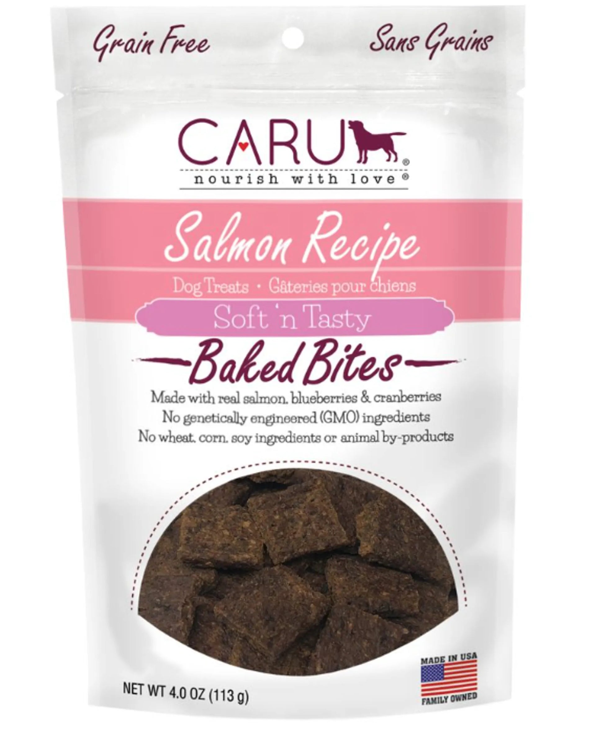 CARU Soft 'n Tasty Salmon Recipe Bites for Dogs - Your Pet Connection