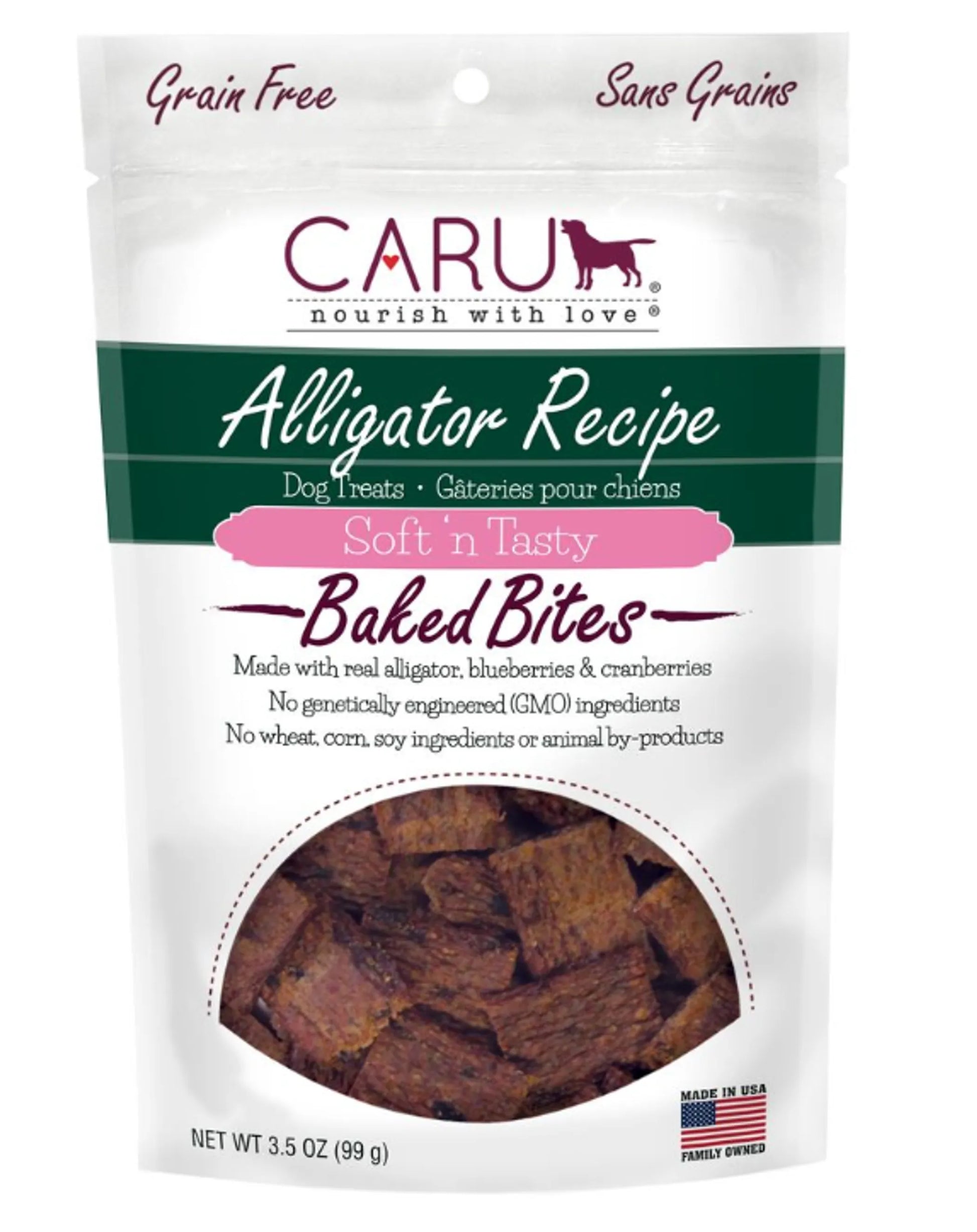 CARU Soft 'n Tasty Alligator Recipe Bites for Dogs - Your Pet Connection