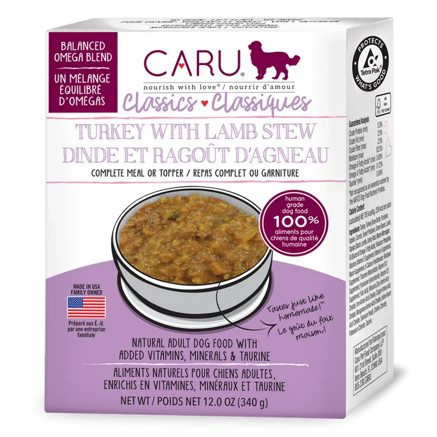 CARU Classics Turkey With Lamb Stew for Dogs - Your Pet Connection