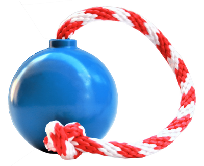 USA-K9 Cherry Bomb Durable Rubber Chew Toy, Treat Dispenser, Reward Toy, Tug Toy, and Retrieving Toy - Your Pet Connection