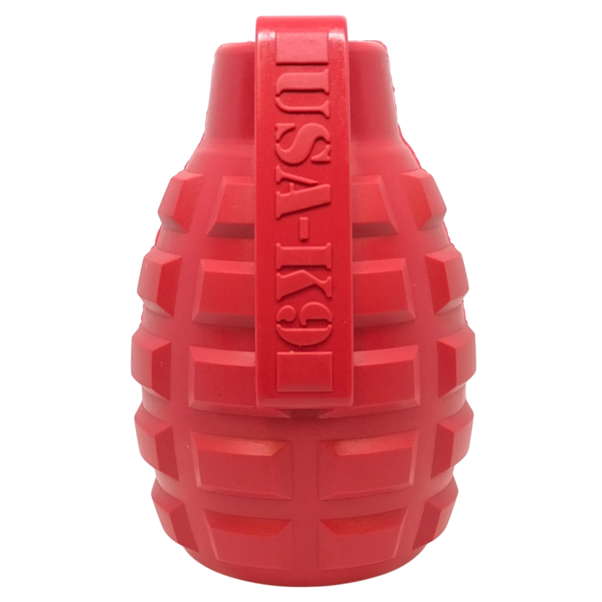 SodaPup USA K9 grenade rubber treat dispenser dog toy