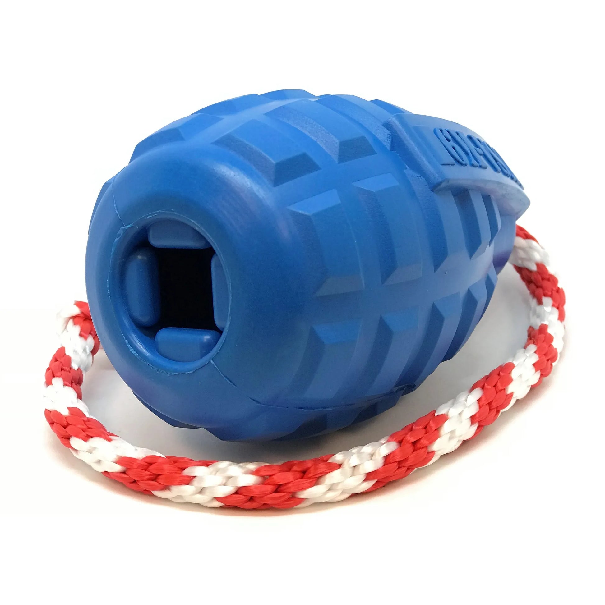 USA-K9 Grenade Durable Rubber Chew Toy, Treat Dispenser, Reward Toy, Tug Toy, and Retrieving Toy - Your Pet Connection