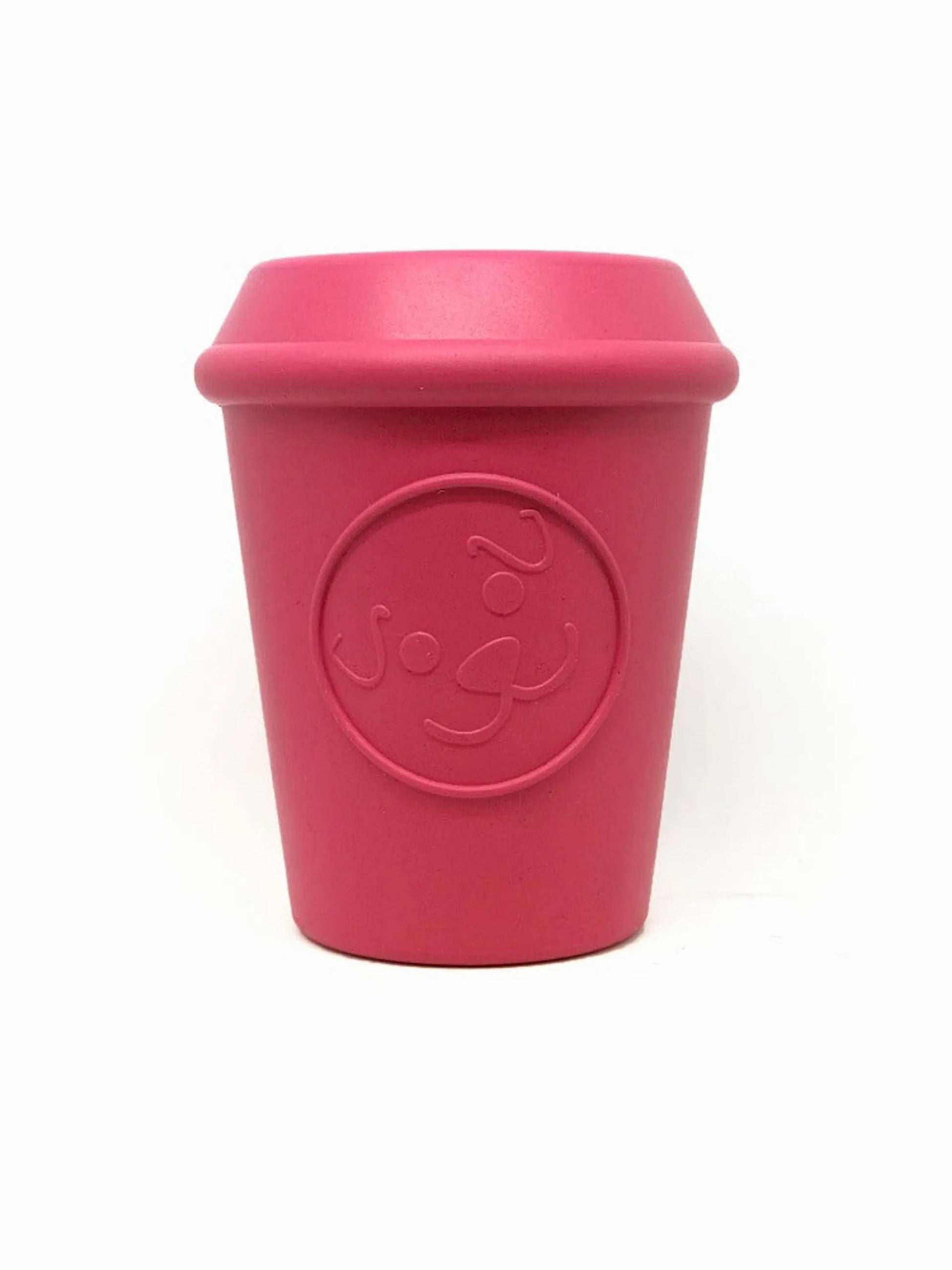 SodaPup coffee cup dog chew toy treat dispenser