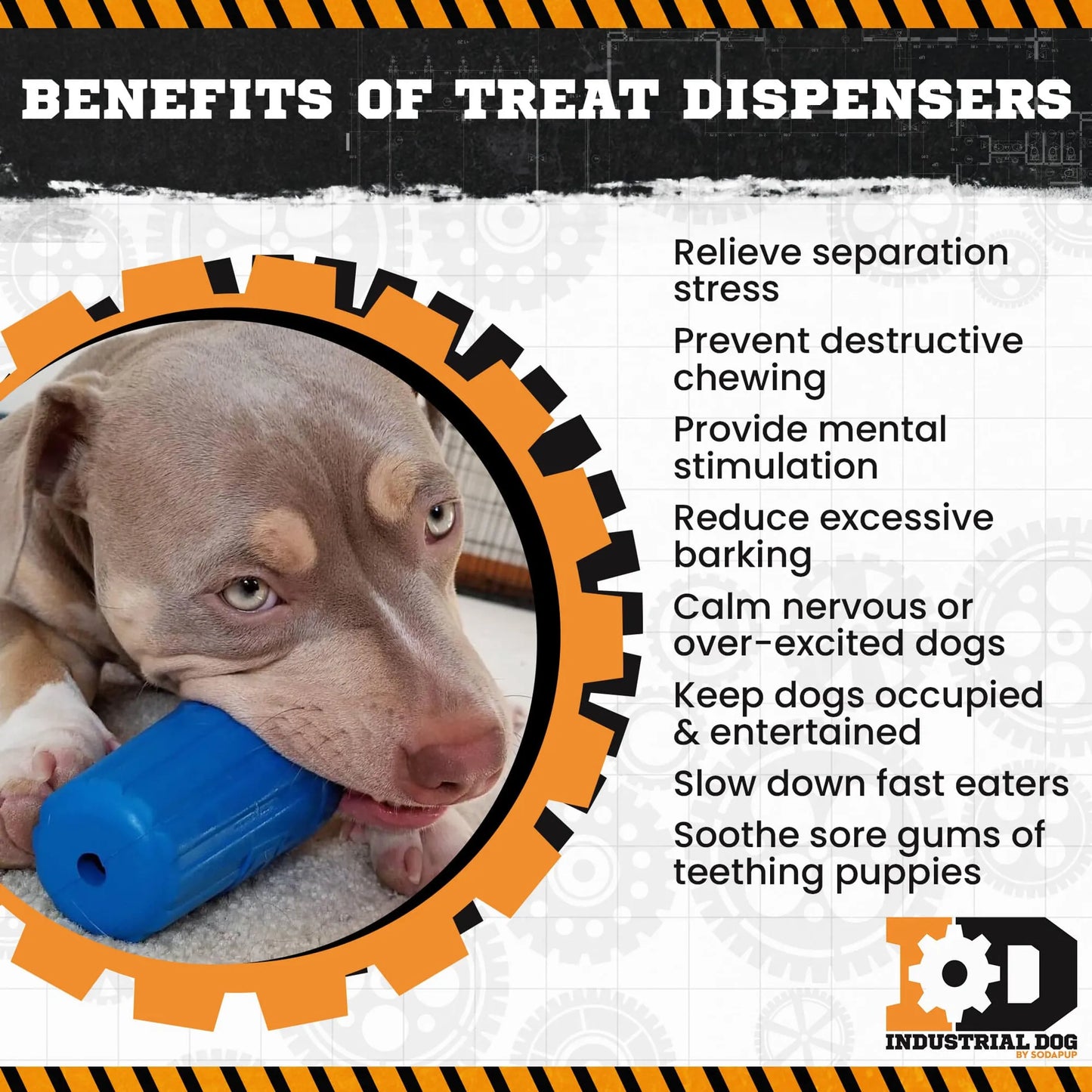ID Wire Nut Durable Rubber Chew Toy & Treat Dispenser - Your Pet Connection