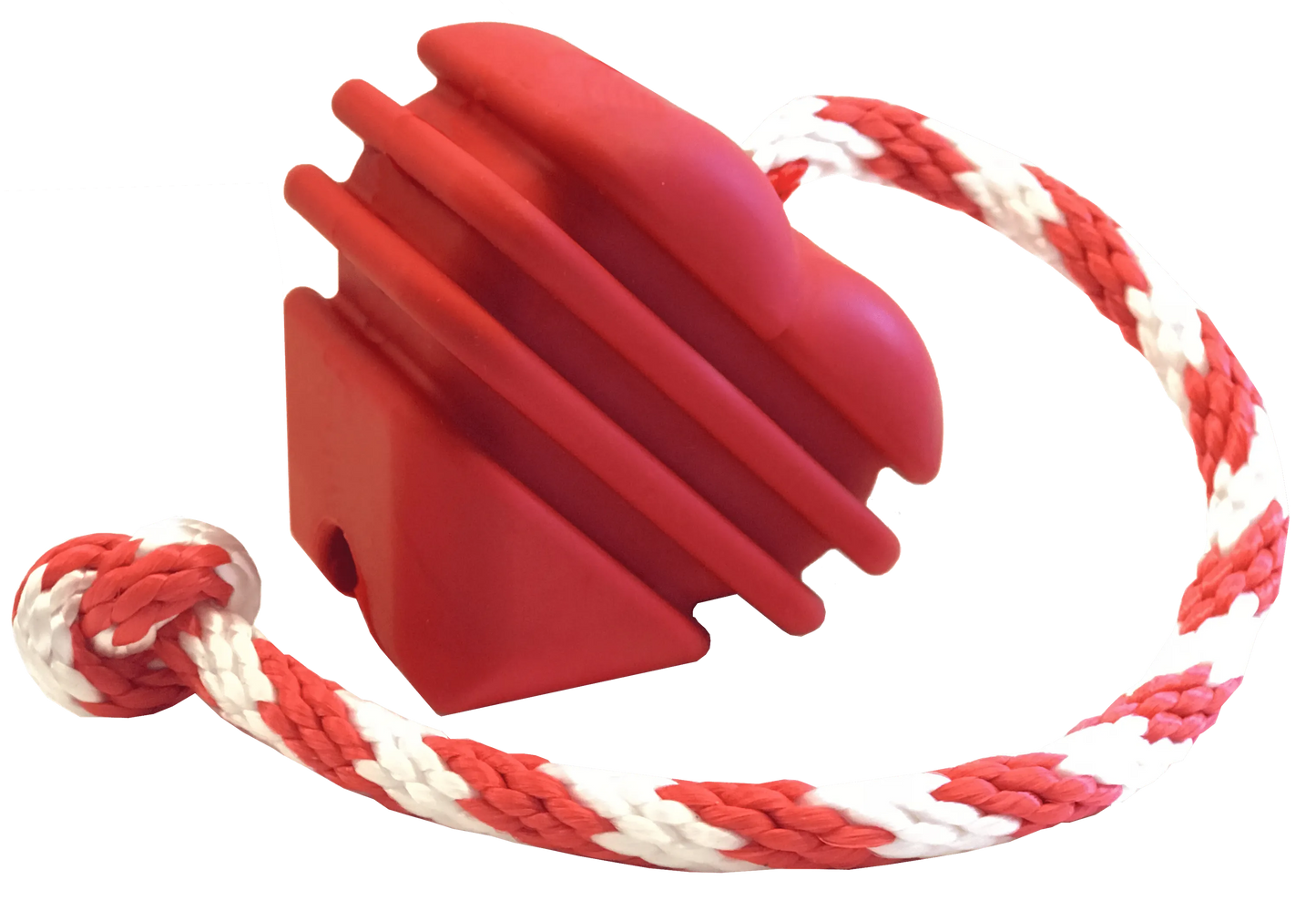 MKB Heart on a String Ultra-Durable Durable Rubber Chew Toy, Reward Toy, Tug Toy, and Retrieving Toy - Your Pet Connection