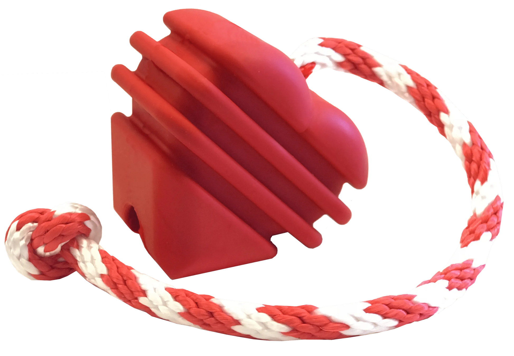 MKB Heart on a String Ultra-Durable Durable Rubber Chew Toy, Reward Toy, Tug Toy, and Retrieving Toy - Your Pet Connection