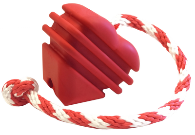 MKB Heart on a String Ultra-Durable Durable Rubber Chew Toy, Reward Toy, Tug Toy, and Retrieving Toy - Your Pet Connection