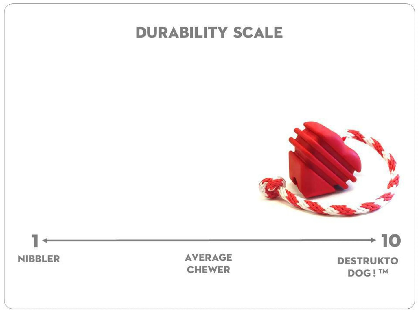 MKB Heart on a String Ultra-Durable Durable Rubber Chew Toy, Reward Toy, Tug Toy, and Retrieving Toy - Your Pet Connection