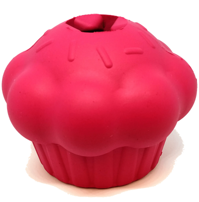 Cupcake Durable Rubber Chew Toy & Treat Dispenser - Your Pet Connection