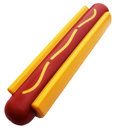 SP Hot Dog Ultra Durable Nylon Dog Chew Toy for Aggressive Chewers - Your Pet Connection