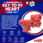 MKB Key to My Heart Ultra Durable Nylon Dog Chew Toy for Aggressive Chewers - Your Pet Connection