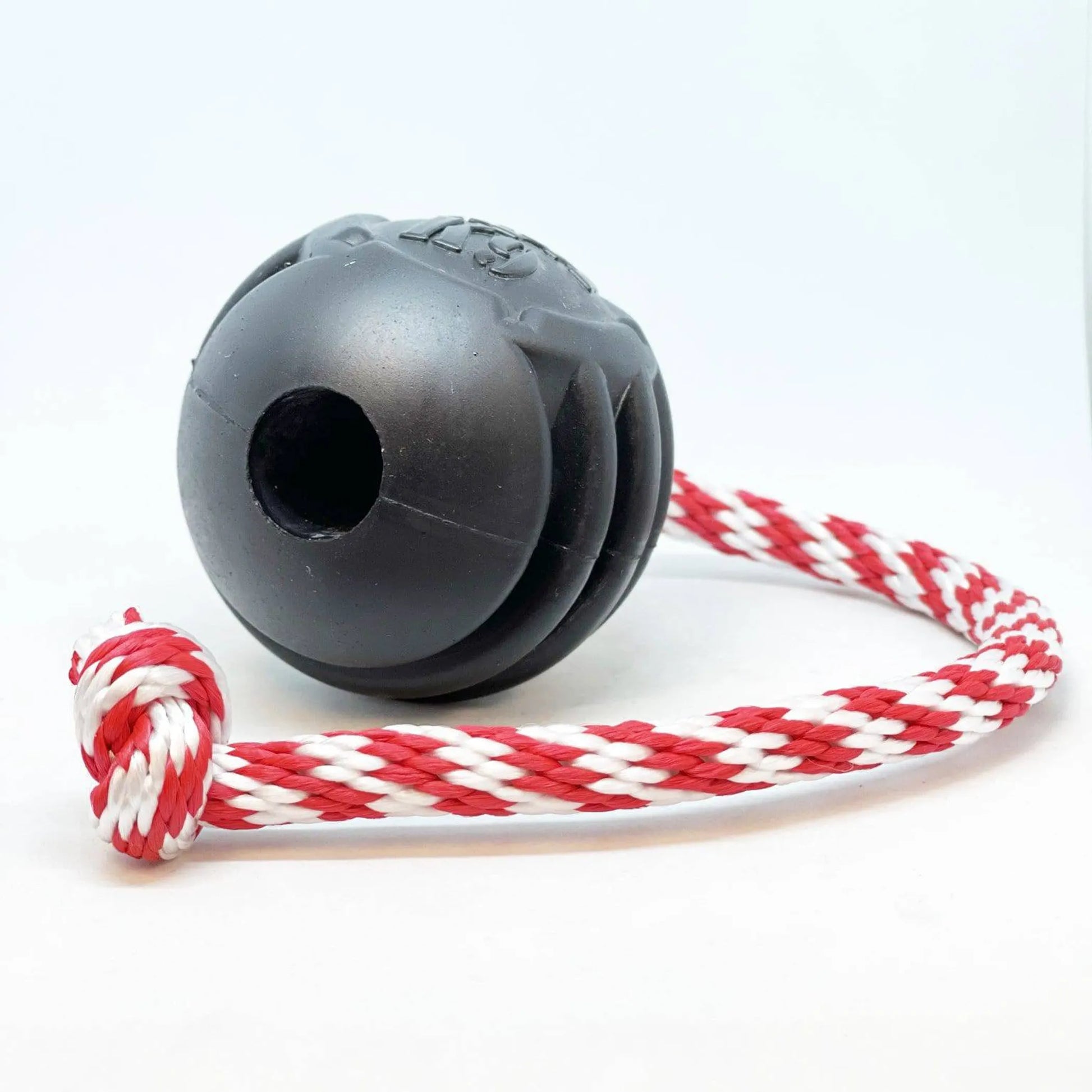 USA-K9 Magnum Black Stars and Stripes Ultra-Durable  Rubber Chew Toy, Reward Toy, Tug Toy, and Retrieving Toy - Your Pet Connection