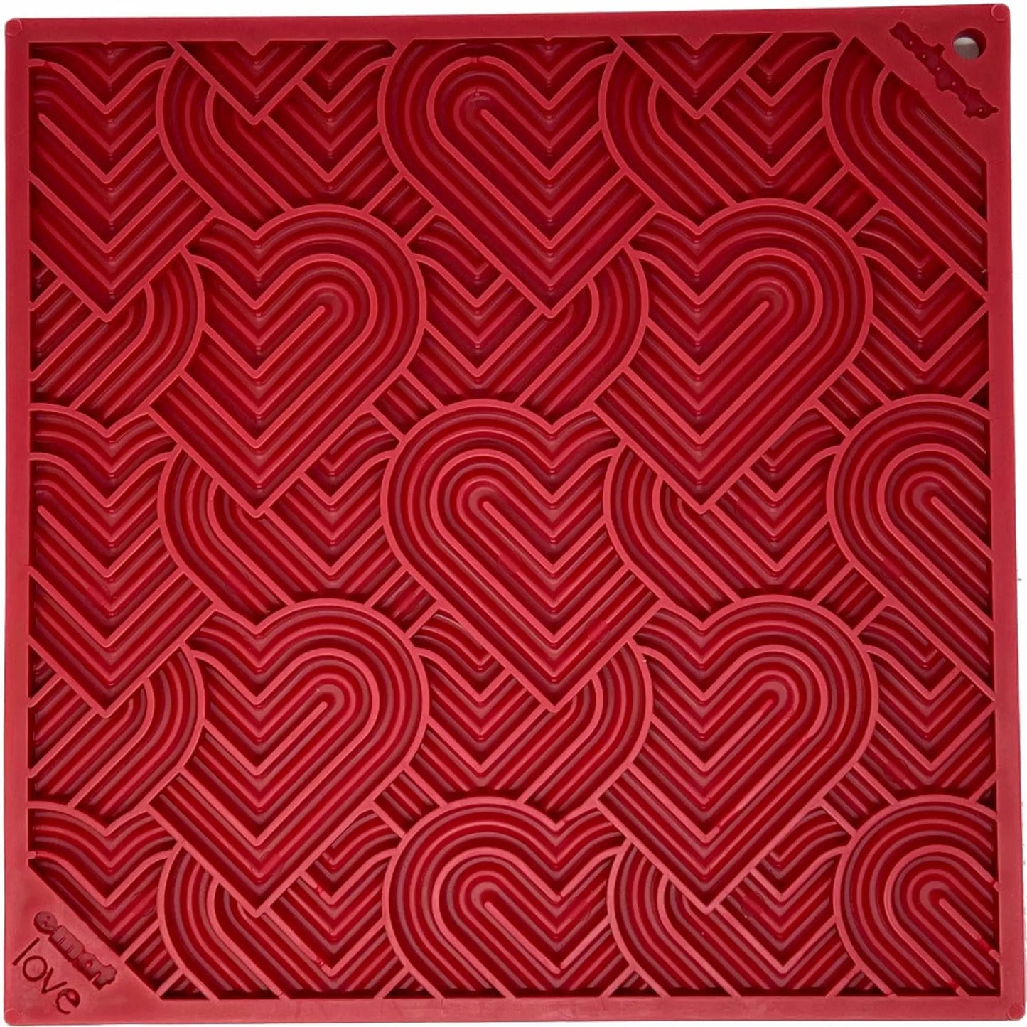 Heart Design "Love" eMat Enrichment Lick Mat - Your Pet Connection