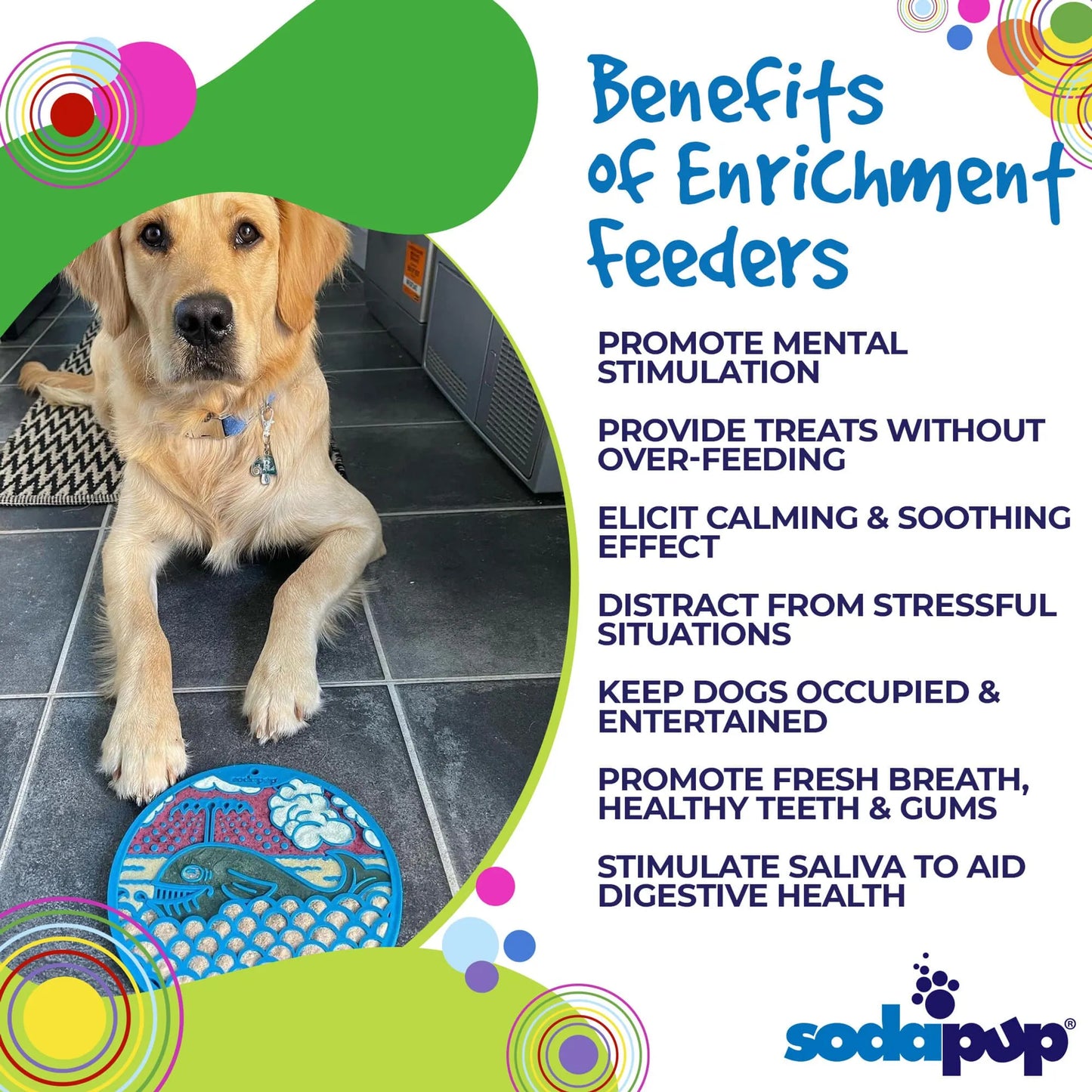 Whale Design eMat Enrichment Lick Mat With Suction Cups - Your Pet Connection