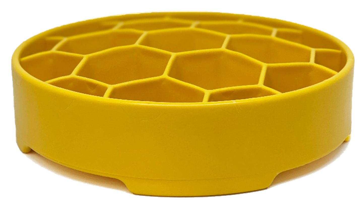 Honeycomb Design eBowl Enrichment Slow Feeder Bowl for Dogs - Your Pet Connection