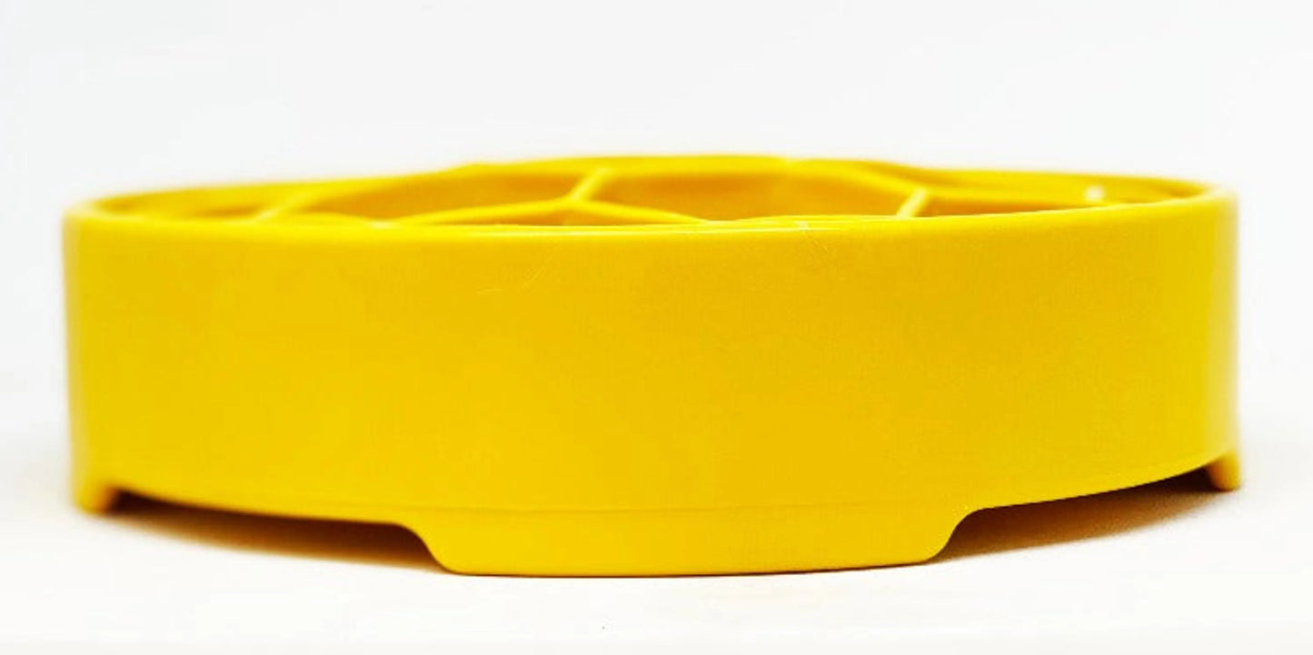 Honeycomb Design eBowl Enrichment Slow Feeder Bowl for Dogs - Your Pet Connection