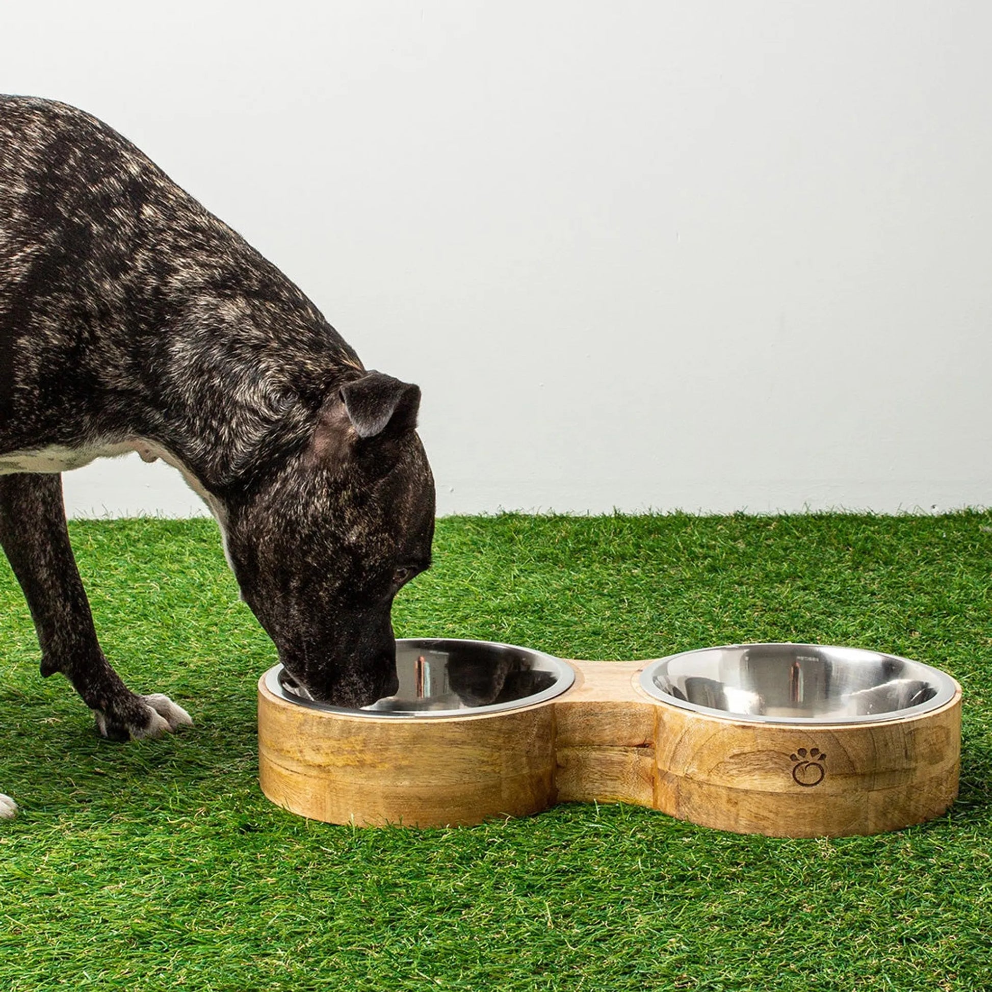 GF Pet Wood & Metal Feeder Double Diner - Your Pet Connection
