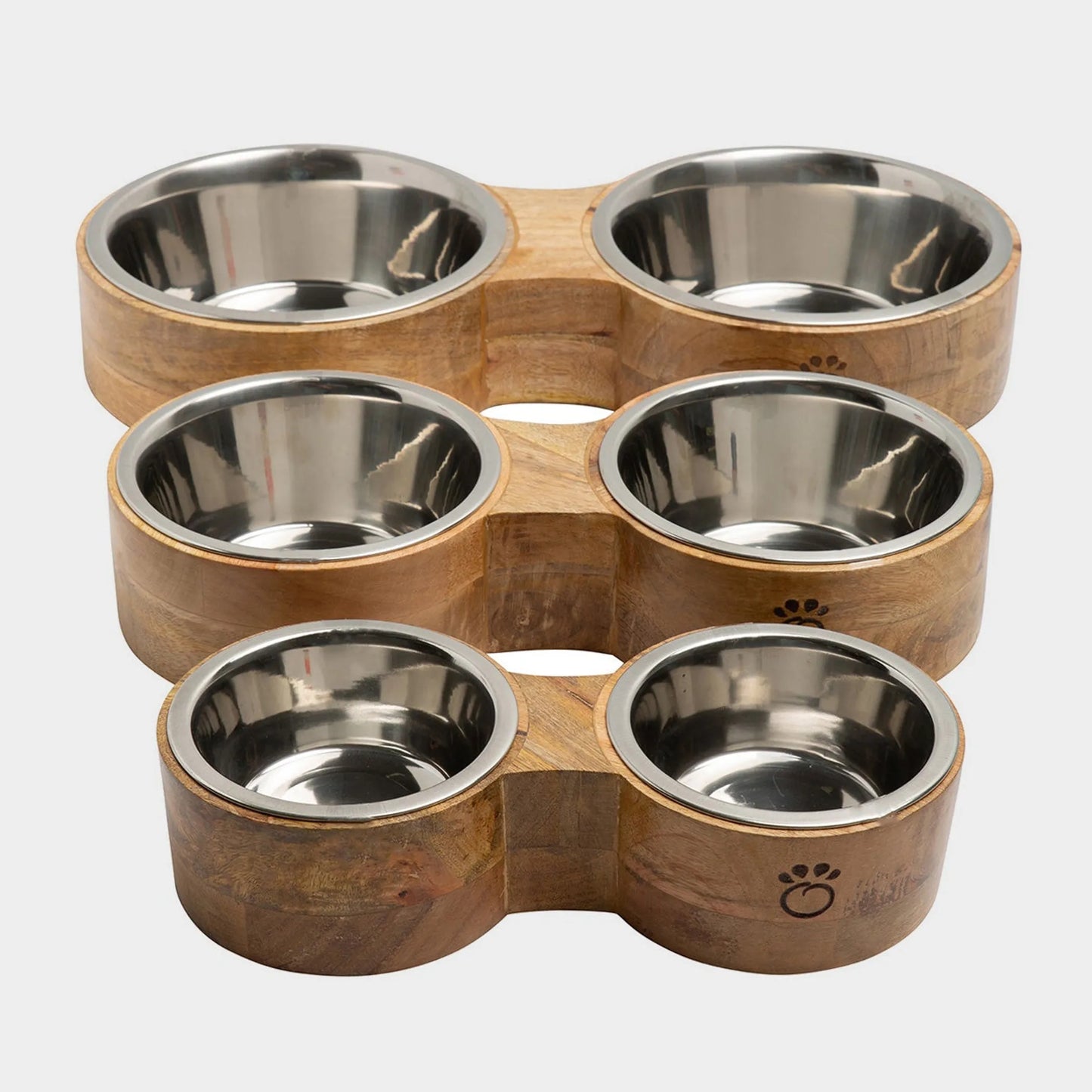 GF Pet Wood & Metal Feeder Double Diner - Your Pet Connection