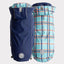 GF Pet Reversible Dog Raincoat with Chic Plaid Design