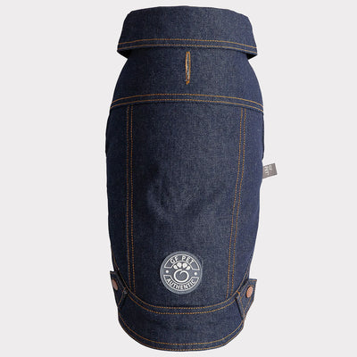 GF Pet Elasto-Fit Denim Dog Jacket - Your Pet Connection