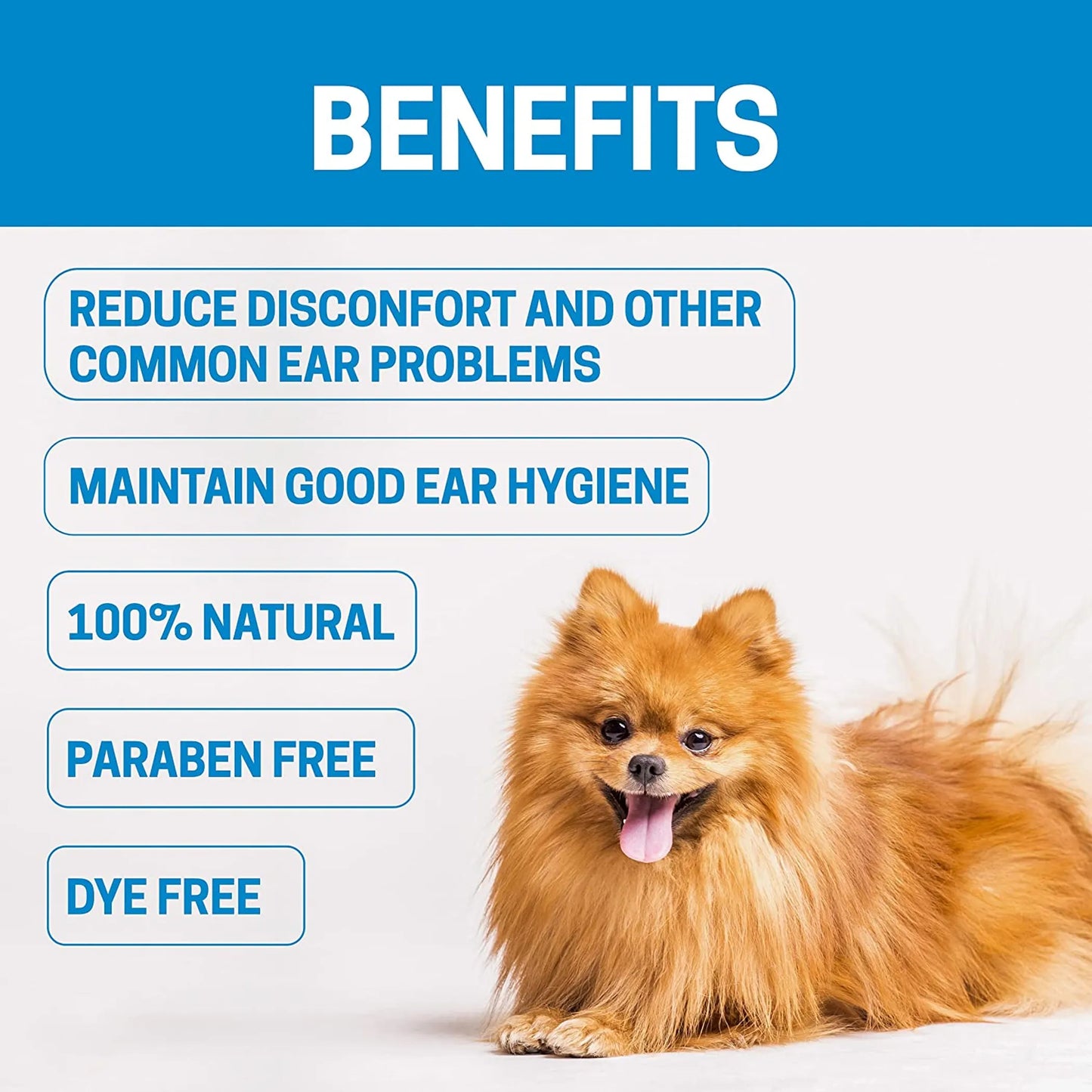 All-Natural Dog Ear Cleaner 8 oz - Your Pet Connection