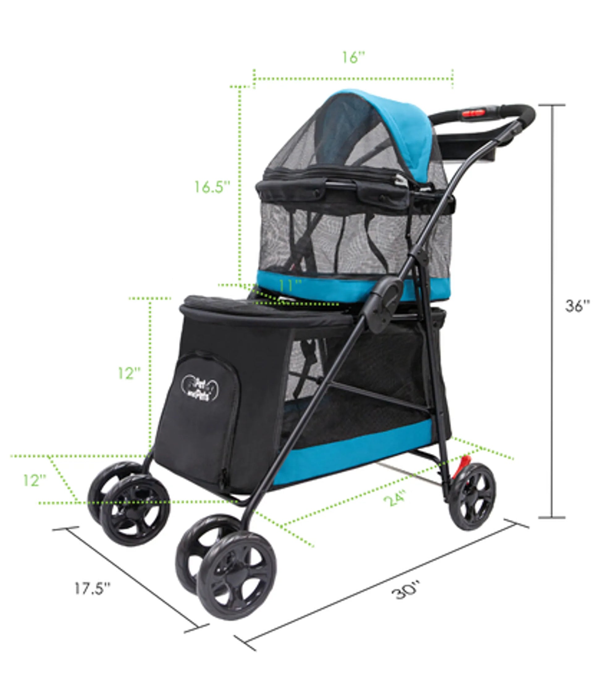 Double Decker Pet Stroller - Your Pet Connection