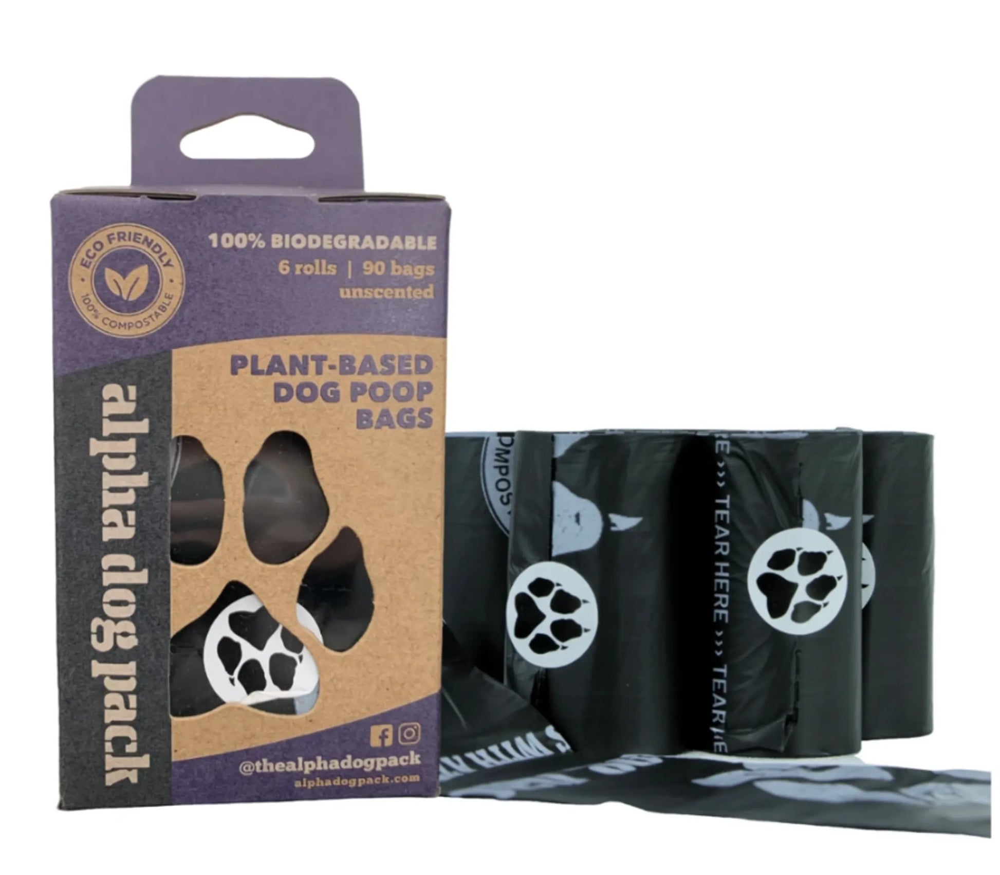 Plant-Based Compostable Poop Bag Package - Your Pet Connection