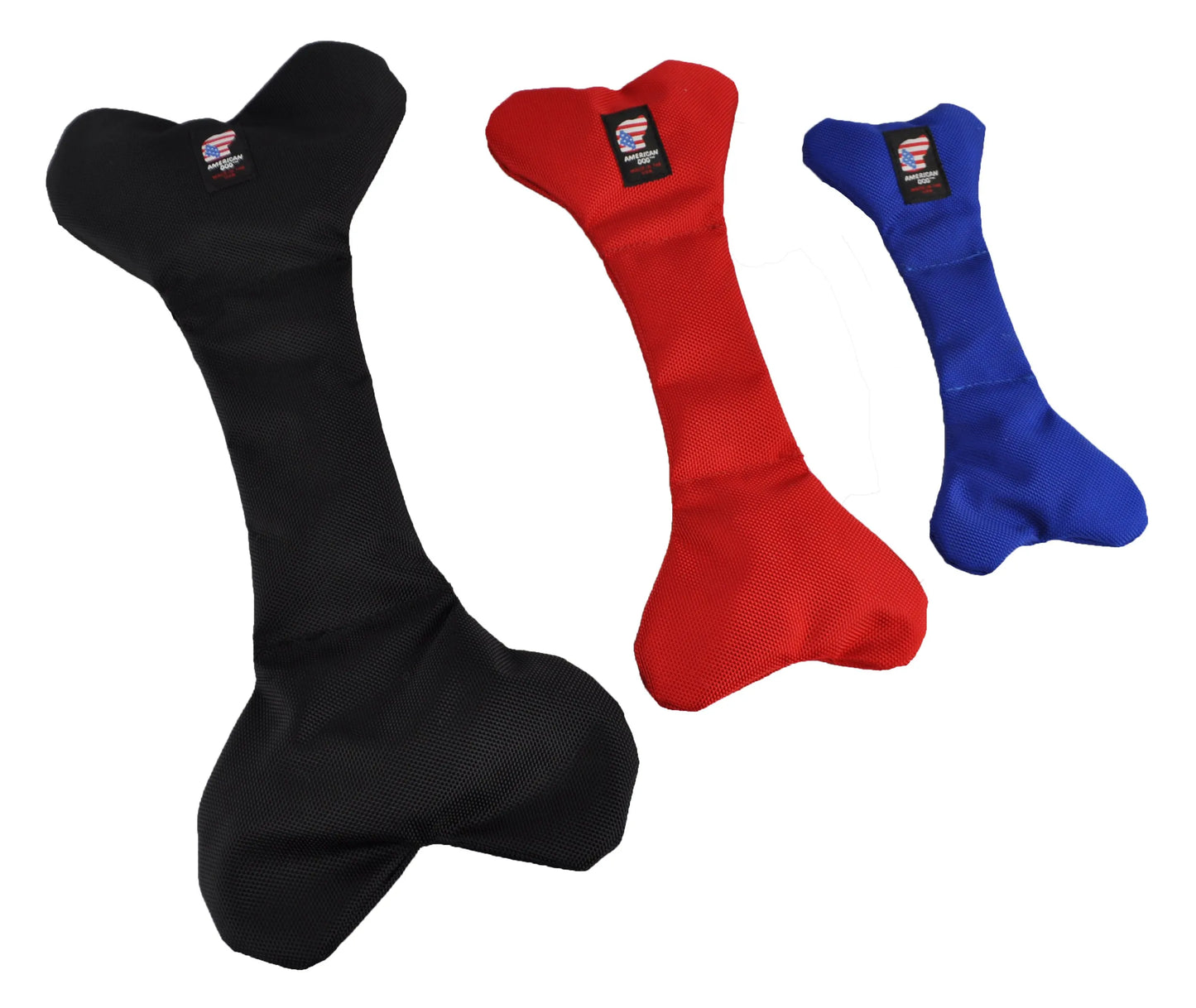 American Dog Durable Ballistic Fetch Toy Medium