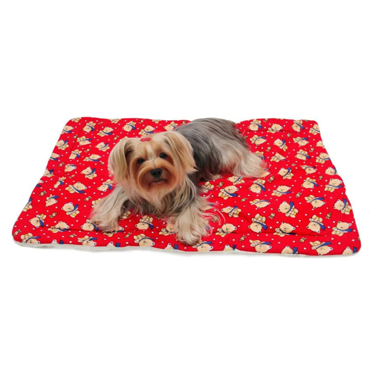 Klippo Pet Blanket Pajamas with Bear Design 30x20