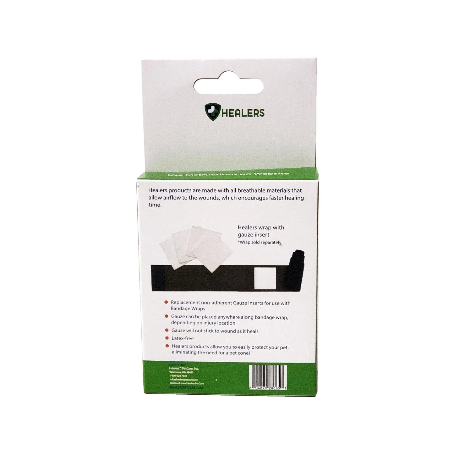 Healers Gauze Replacements - 2" Squares - Your Pet Connection