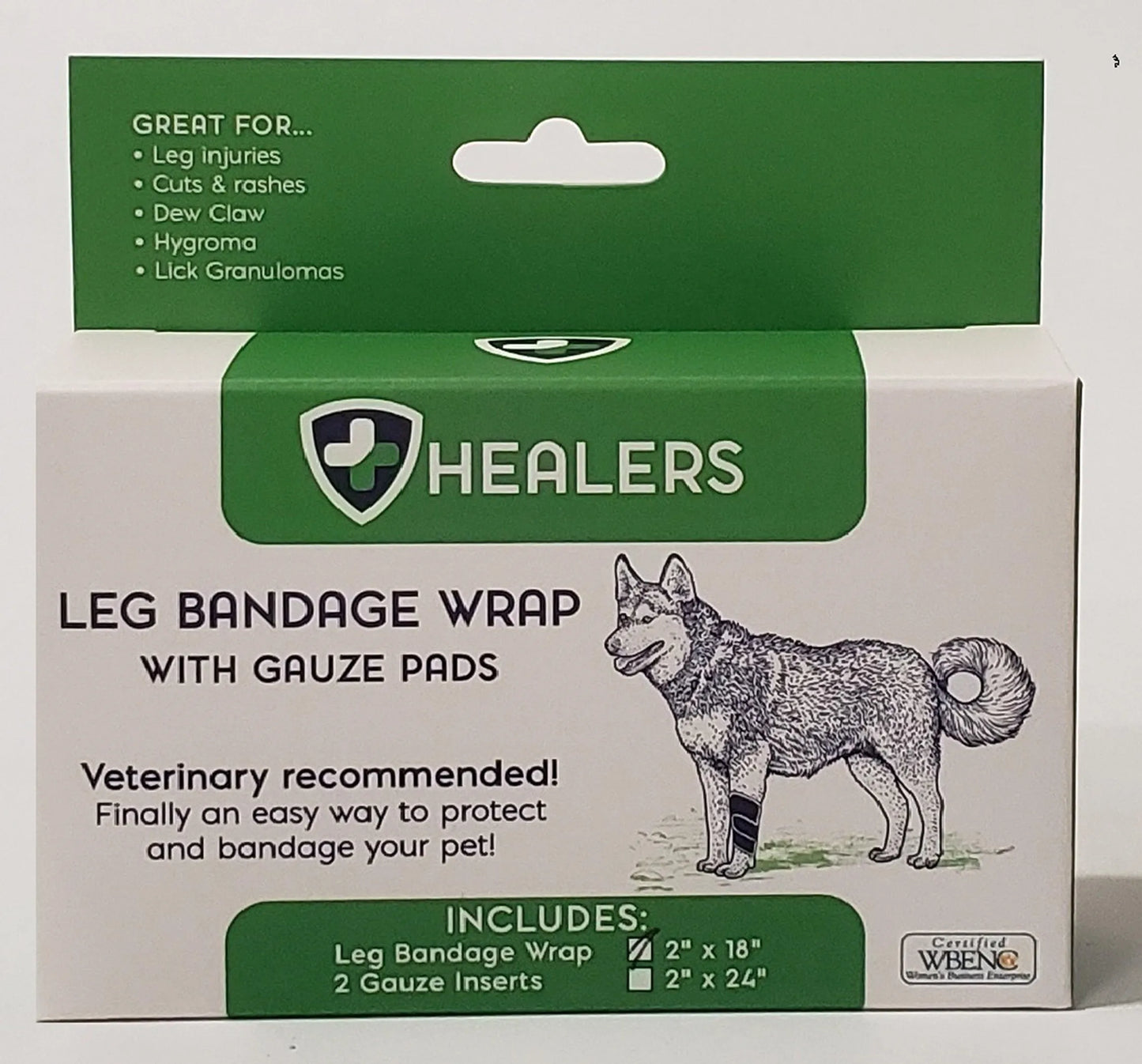 Healers Elastic Wrap Leg Bandage (with Gauze) - Your Pet Connection