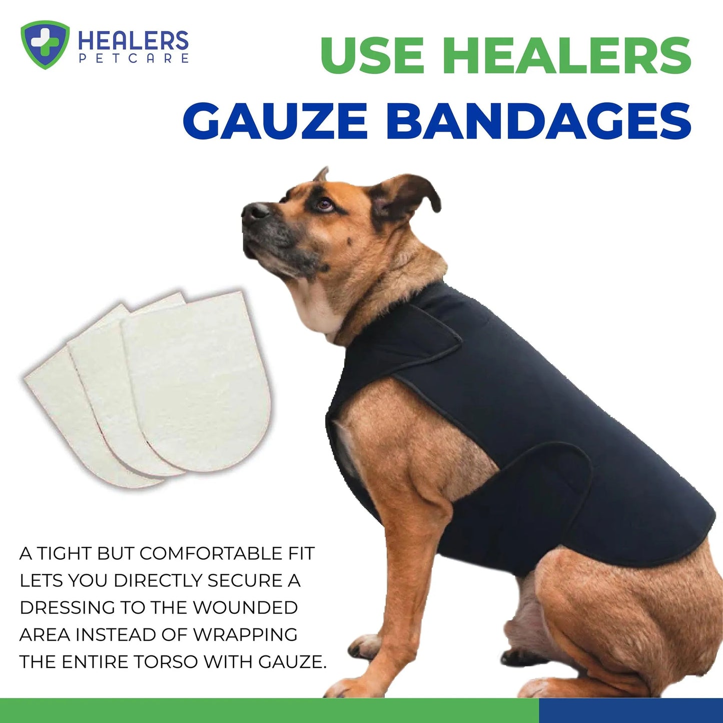 Healers Therapeutic & Anxiety Front Body Wrap - Your Pet Connection