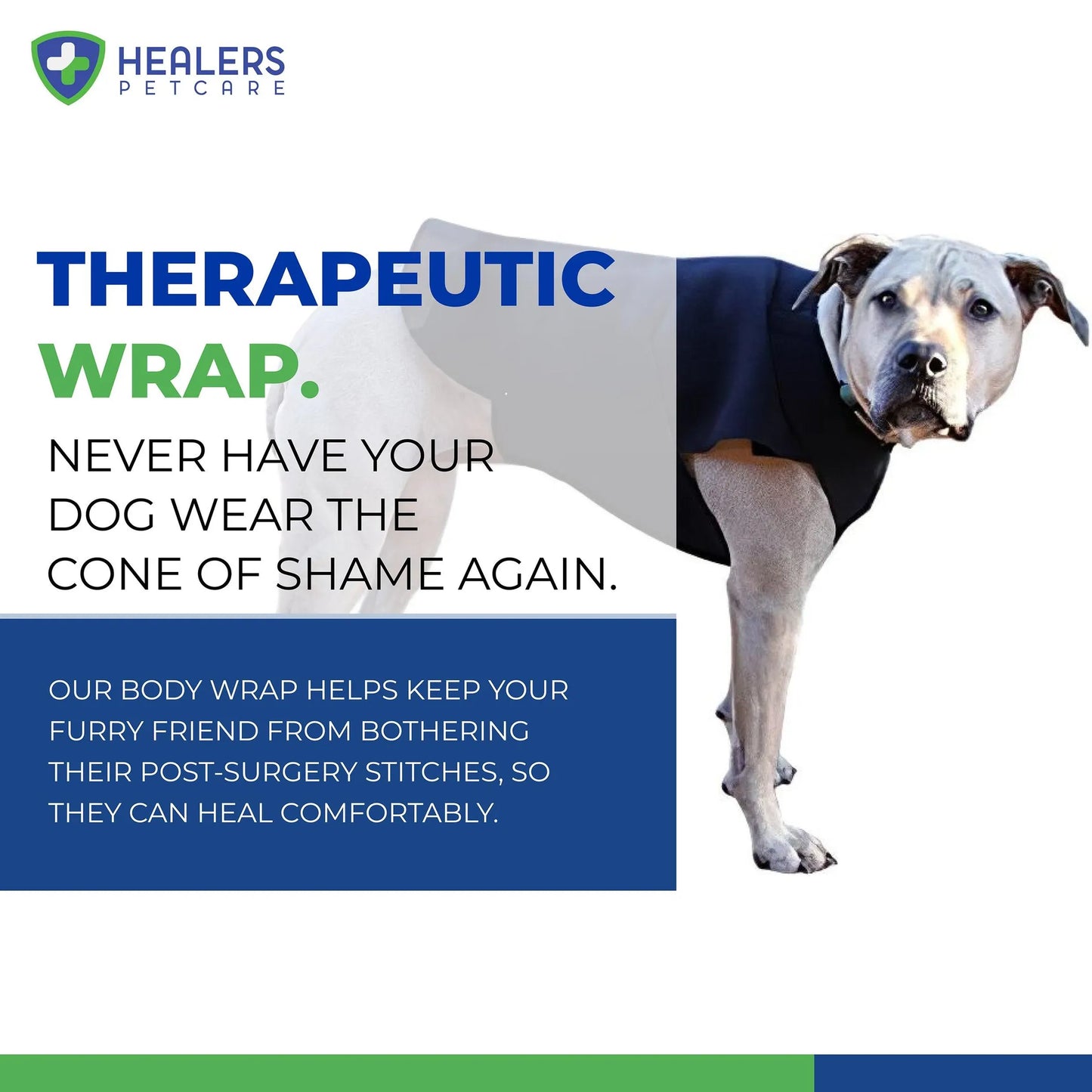 Healers Therapeutic & Anxiety Front Body Wrap - Your Pet Connection