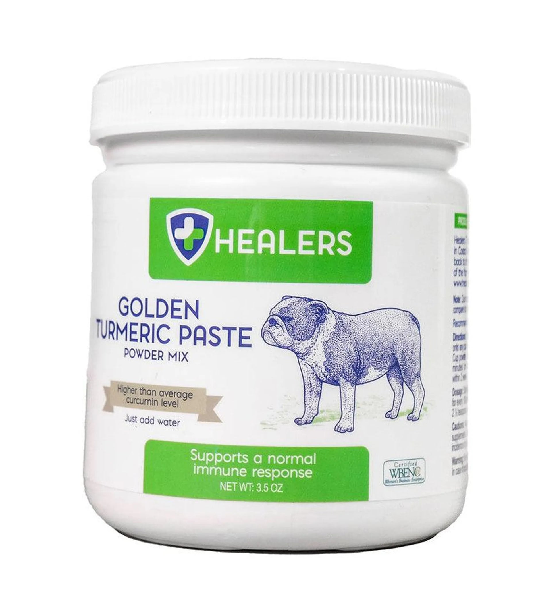 Healers Golden Turmeric Paste for Dogs - Your Pet Connection